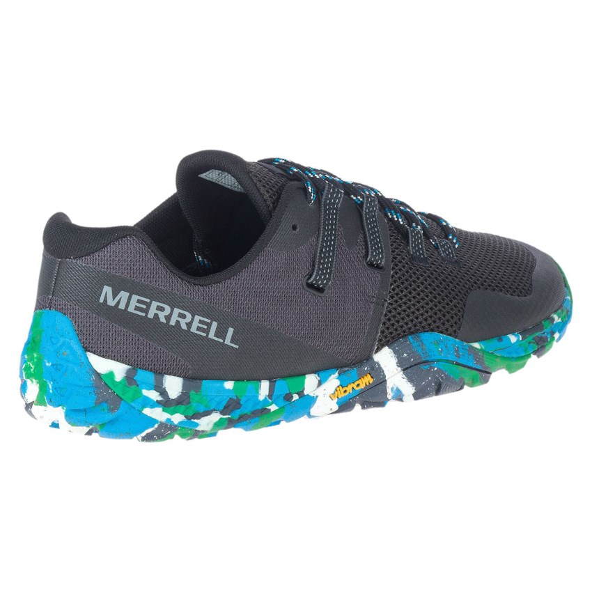 Chaussure Trail Merrell Glove 6 Eco Noir/Vert Homme | U.H.WVCD